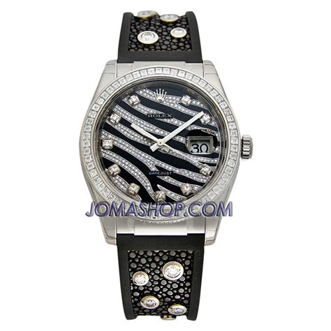 Rolex Datejust Zebra Stripe Diamond Di